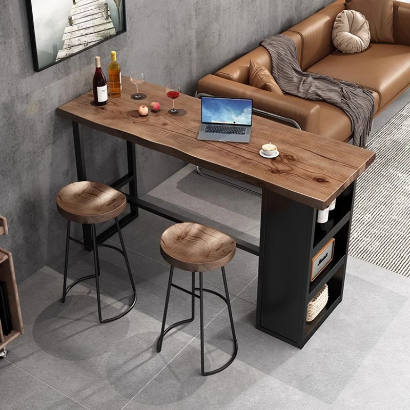 

Деревянные барные столы для столовой, стойки регистрации, садовые уличные барные столы, двор, мебель для отдыха на балконе Esstische Lsbt