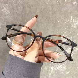 Retro Small Oval Frame Myopia Glasses Minus Glasses Frame with Degree Round Women Nearsighted Eyewear 0 -1.0 1.5 2.0 2.5 To -6.0