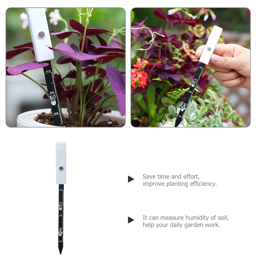 

Soil Moisture Meter Durable Practical Plastic Iron Material Measure Humidity Garden Tool Fruit Flower Vegetable Shrub Gardener