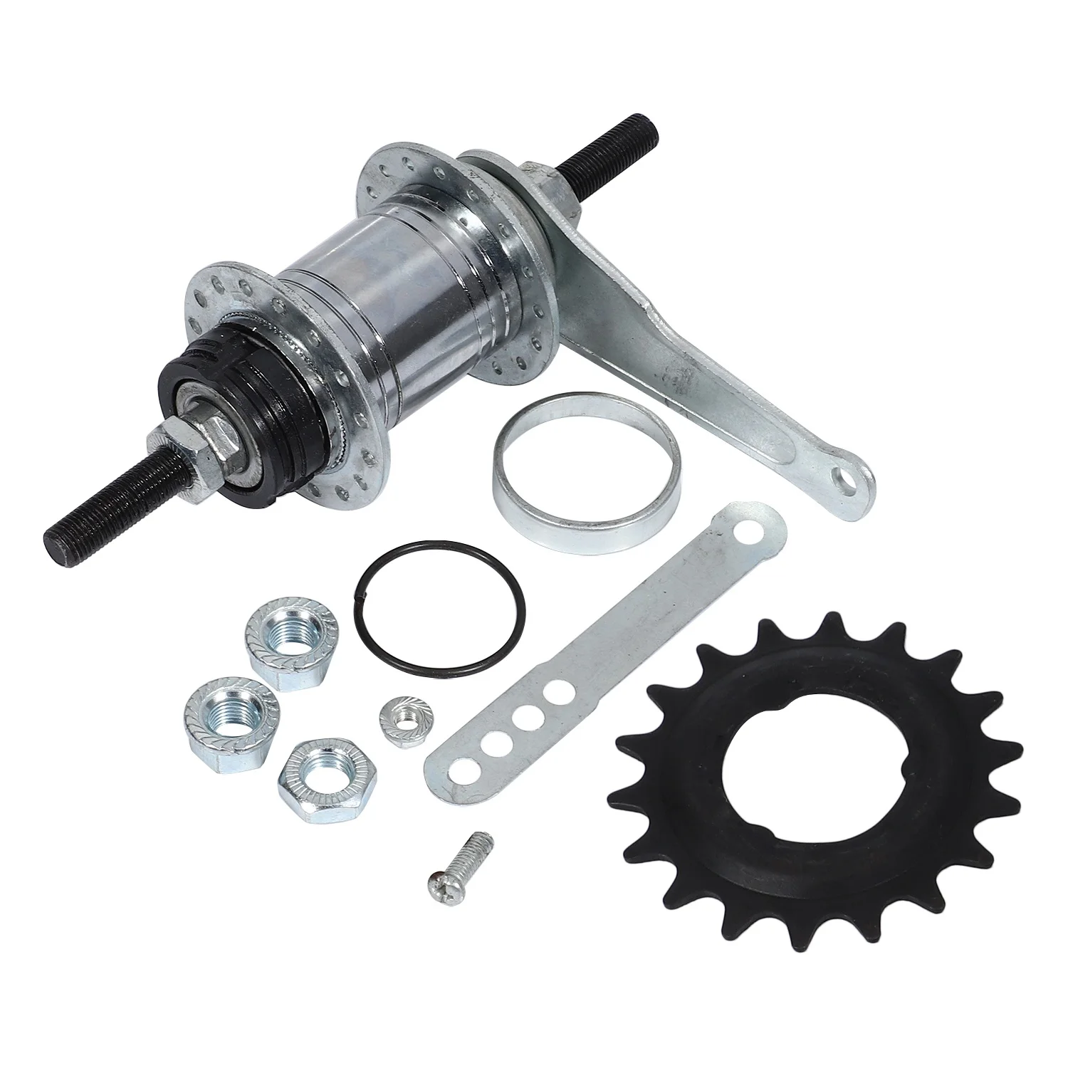 【stock】36-hole-reversing-ride-backwards-brake-fixed-gear-bike-rear-hub-aluminum-alloy-bicycle-bike-coaster-brake-rear-hub