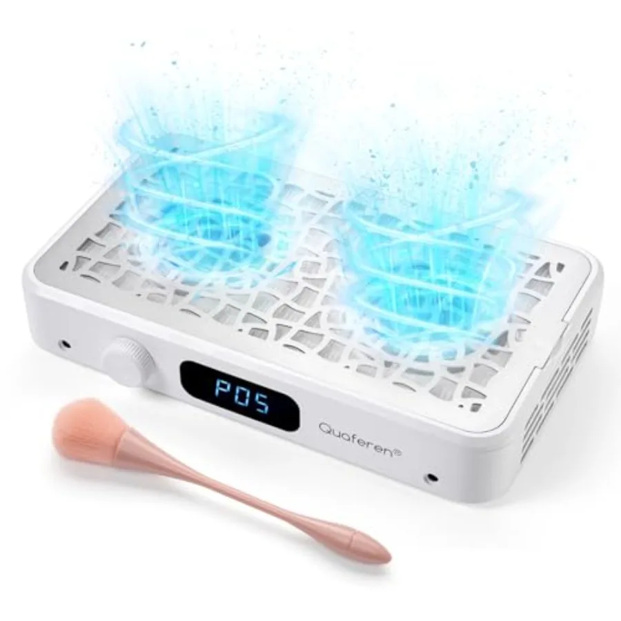 

Пылесборник для маникюра 1600PA, профессиональный, с двойным турбонасосом, 10 фильтров, мощность 7000 об/мин, для маникюрных салонов