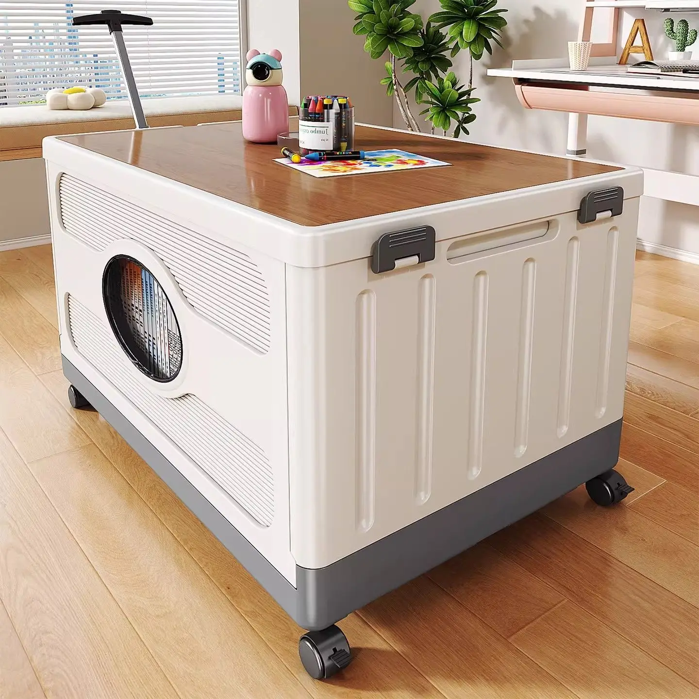 contenitore-di-plastica-grande-con-ruote-organizzatore-mobile-per-giocattoli-tavolo-pieghevole-multifunzione-carrello-portatile