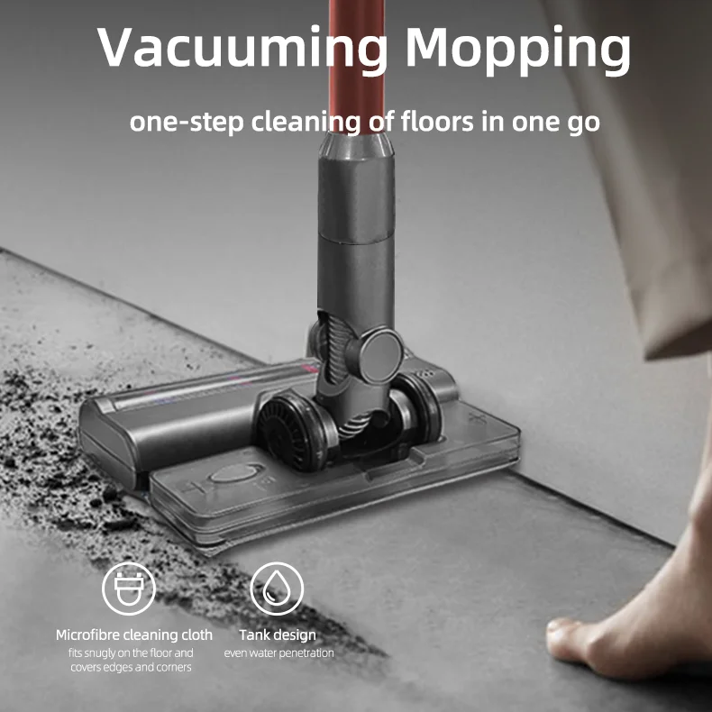 Бытовые беспроводные пылесосы со светодиодным дисплеем 2 в 1, портативный ручной пылесос для дома