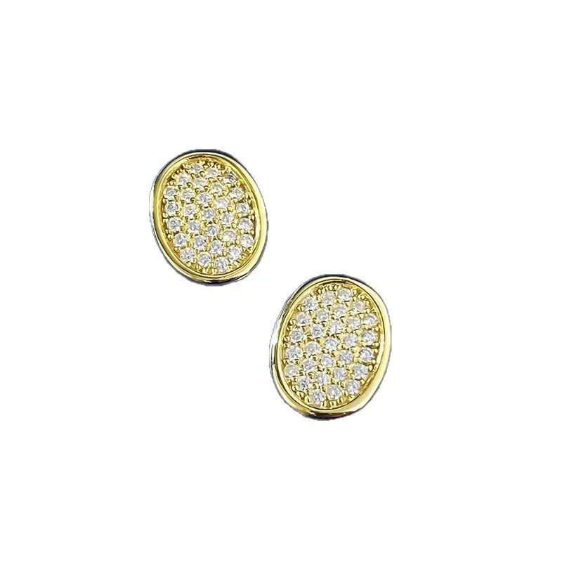 

НОВЫЕ новые серебряные антикварные серьги с бриллиантами S925, легкие роскошные нишевые высококачественные трансграничные хит продаж