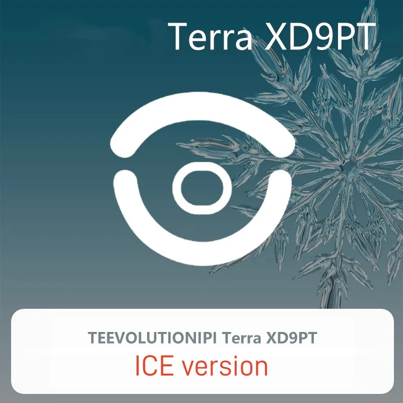 1 Set Ultraglide Mouse Skates For TEEVOLUTION Terra XD9PT Brake Control Speed Silence Feet ICE Version Mice Glides PTFE 0.75mm