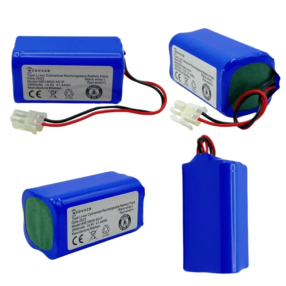 

2800mAh 14.8V Li-ion Battery for ILIFE A4 A4s V7 V7s Plus Robot Vacuum Cleaner, 4S1P High Capacity Replacement