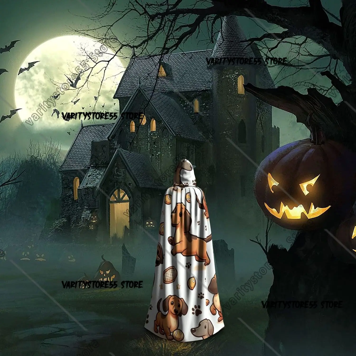 ملعب الألماني المبهج للبالغين الساحرة مقنعين كيب الهالوين زي مقنعين عباءة