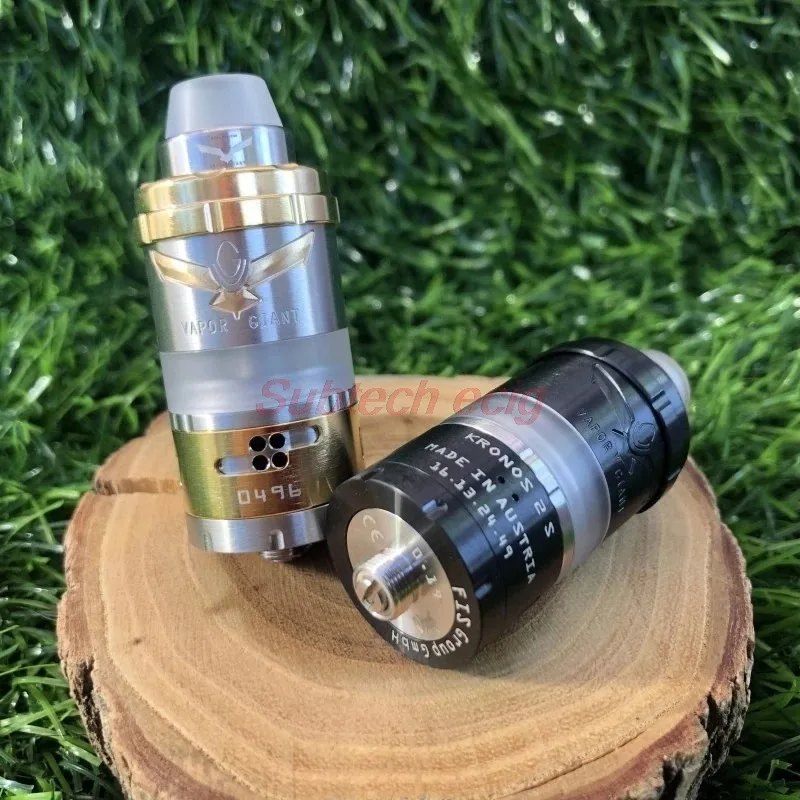Ecig Vapor Giant VG Kronos 2S RTA Tank 23mm 4ml SS316 DL MTBL Vaping Top Filling Bottom Airflow Control Vaper Vape Atomizers atomizer tank