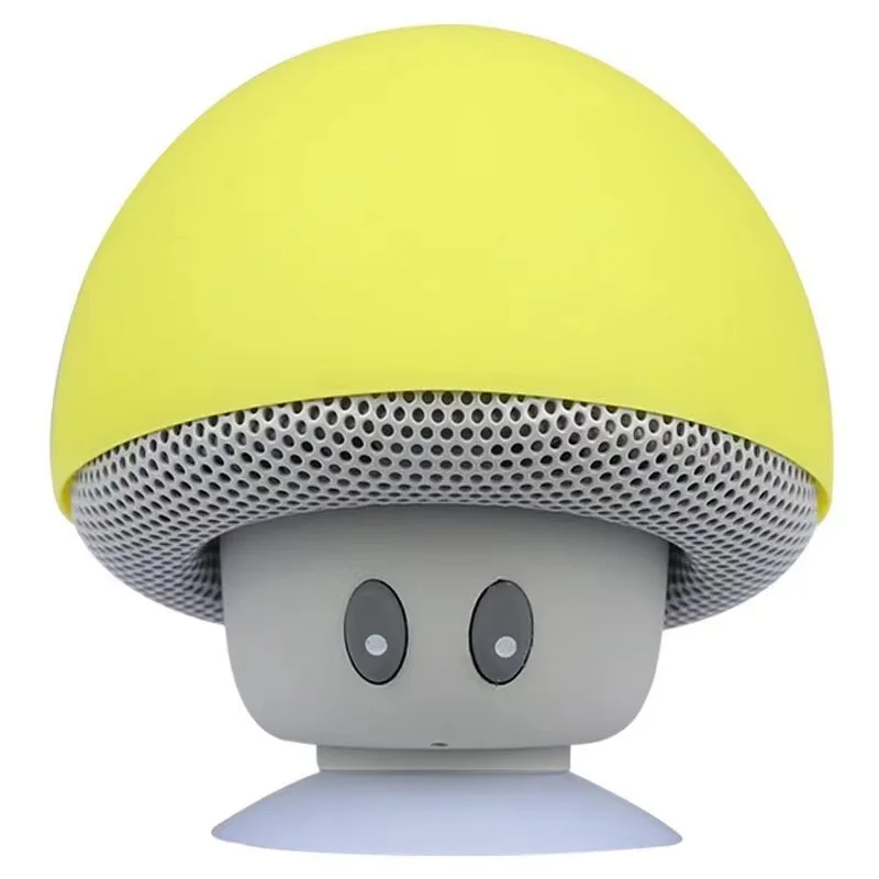 Halloween Bluetooth Speaker Portable Outdoor Stereo Subwoofer Mini Small Mushroom Wireless Speaker Sucker Phone Bracke