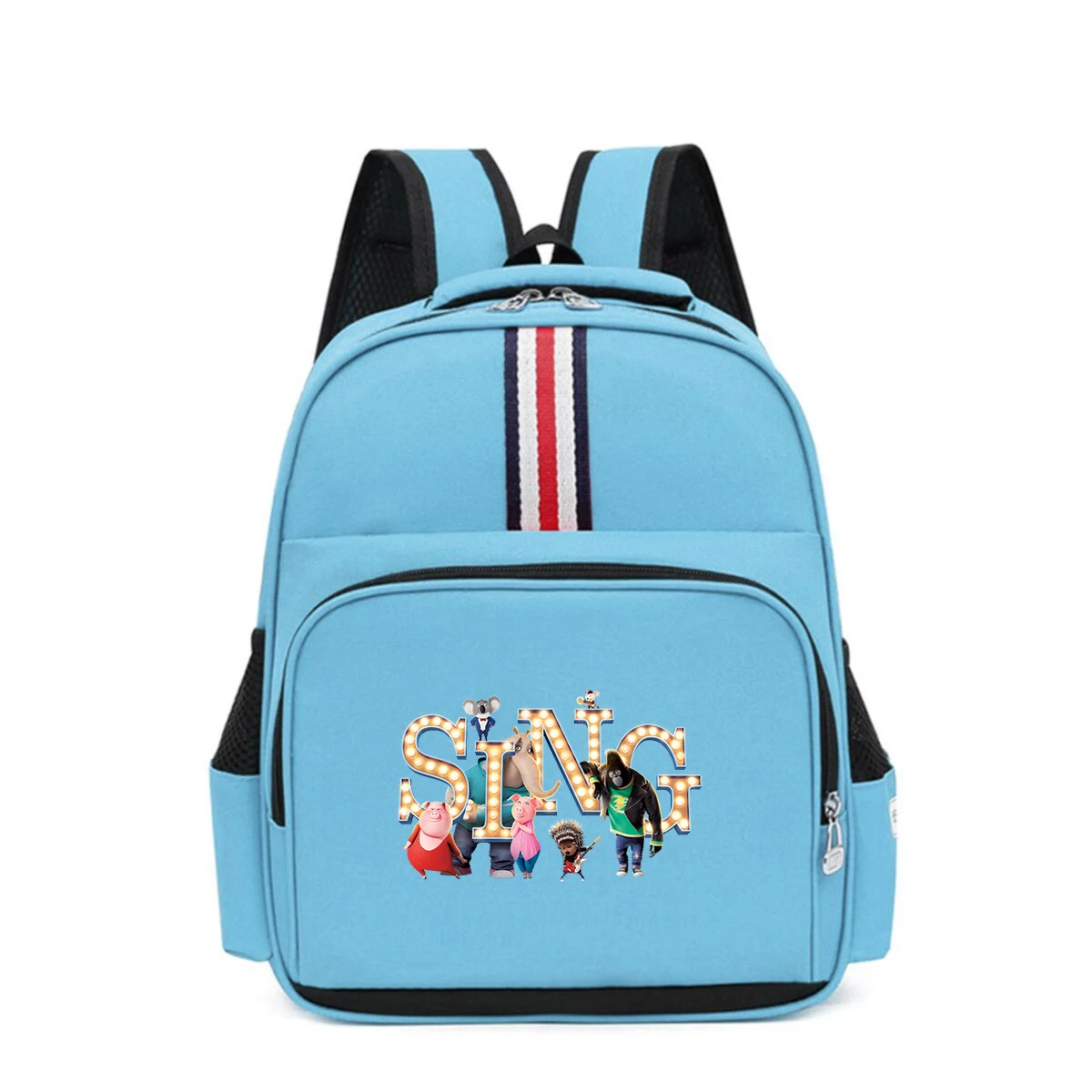Movies Sing Printed Backpack for Girls School Bags Hight Quality Primary School Students Backpack Funny Cartoon Bookbag Gifts