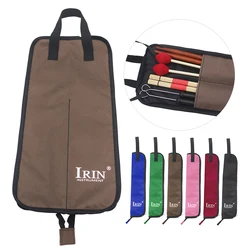 IRIN Drum Stick Bag Case Water-resistant 600D with Carrying Strap for Drumsticks