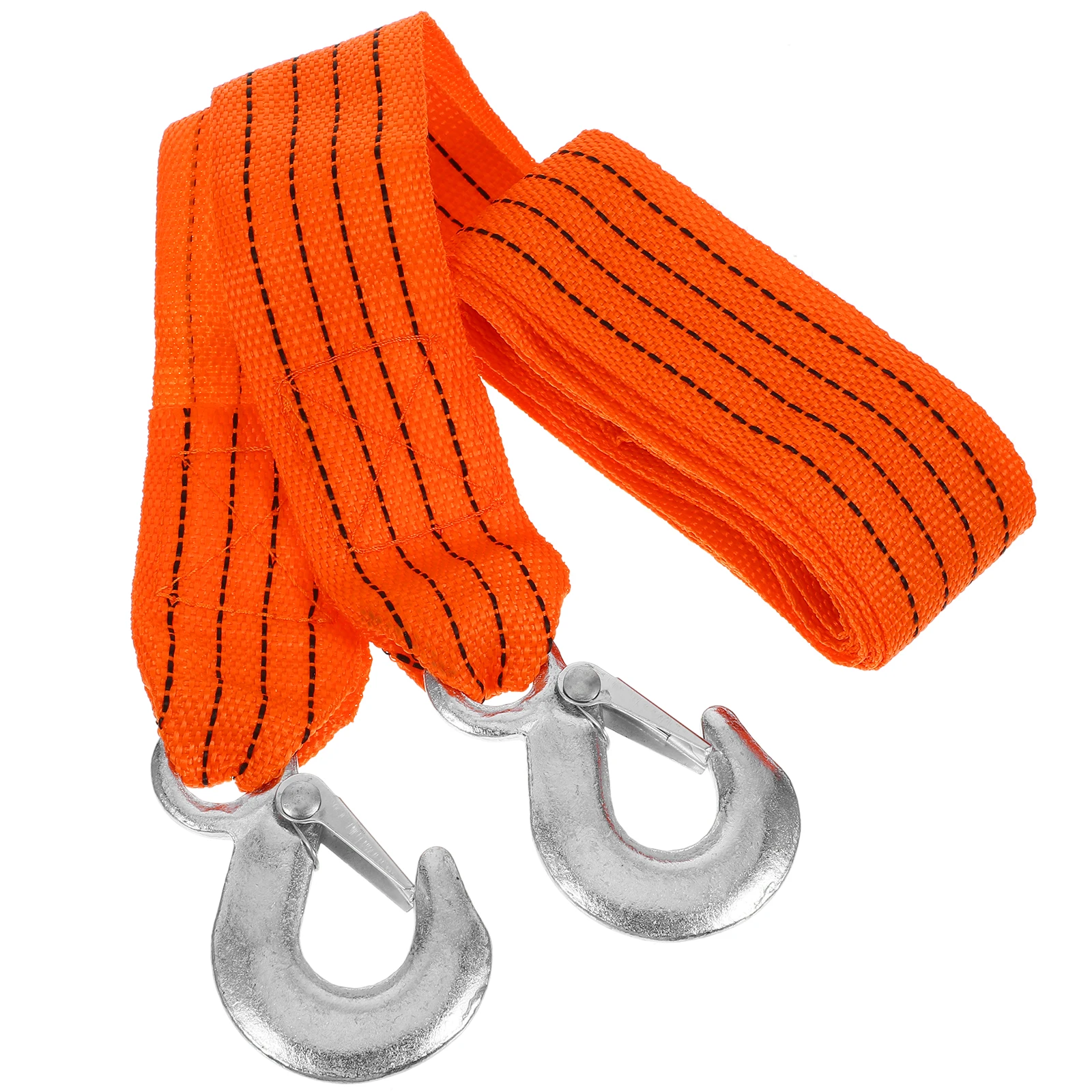 

Car Dolly Hook 3M 3T Heavy Duty Towing Strap Boat Trailer Rescue Pull Fluorescent Lightweight Compact Tow Rope Storage