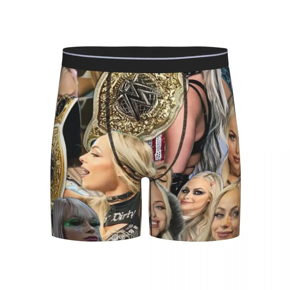 

Long Boxer Underpants Shorts Liv Morgan Panties Men's Soft Underwear for Homme Man Boyfriend Gift