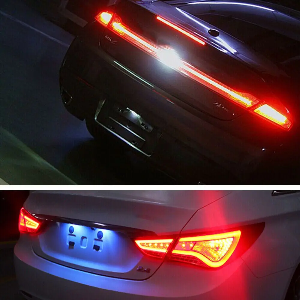 50 قطعة مصباح مكرر كابليس كهرمان برتقالي 501 T10 W5W LED لمبات إضاءة السيارة