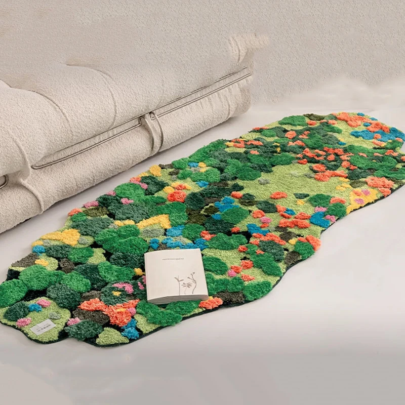 

Forest Flower Window Mat Living Room Bedroom Carpet Soft Bedside Blanket Long Rug Floor Pad Home Decor