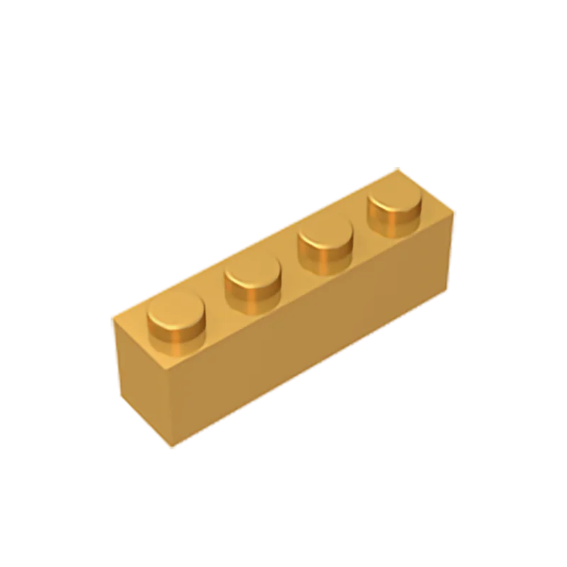 Gobricks 10Psc Bricks 3010 MOC Bricks 1x4 Compatible With Brand Part For Building Blocks Parts DIY Educational Parts Kids Toys