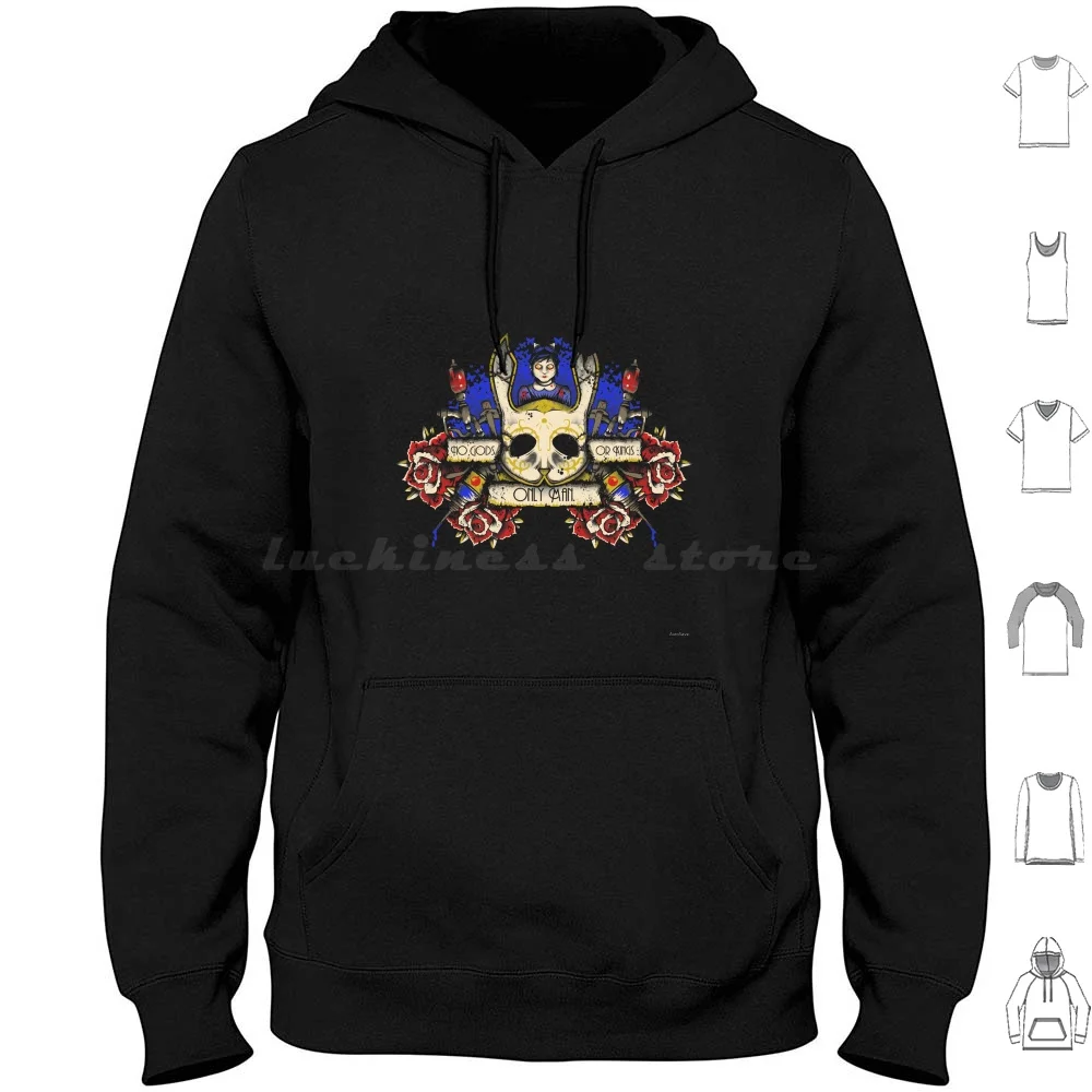 Bienvenue chez Rapture Hoodies, sweat-shirts à manches longues Bioshock Bio Shock Bioshock Infinite Big Daddy Little Sister Andrew Ryan
