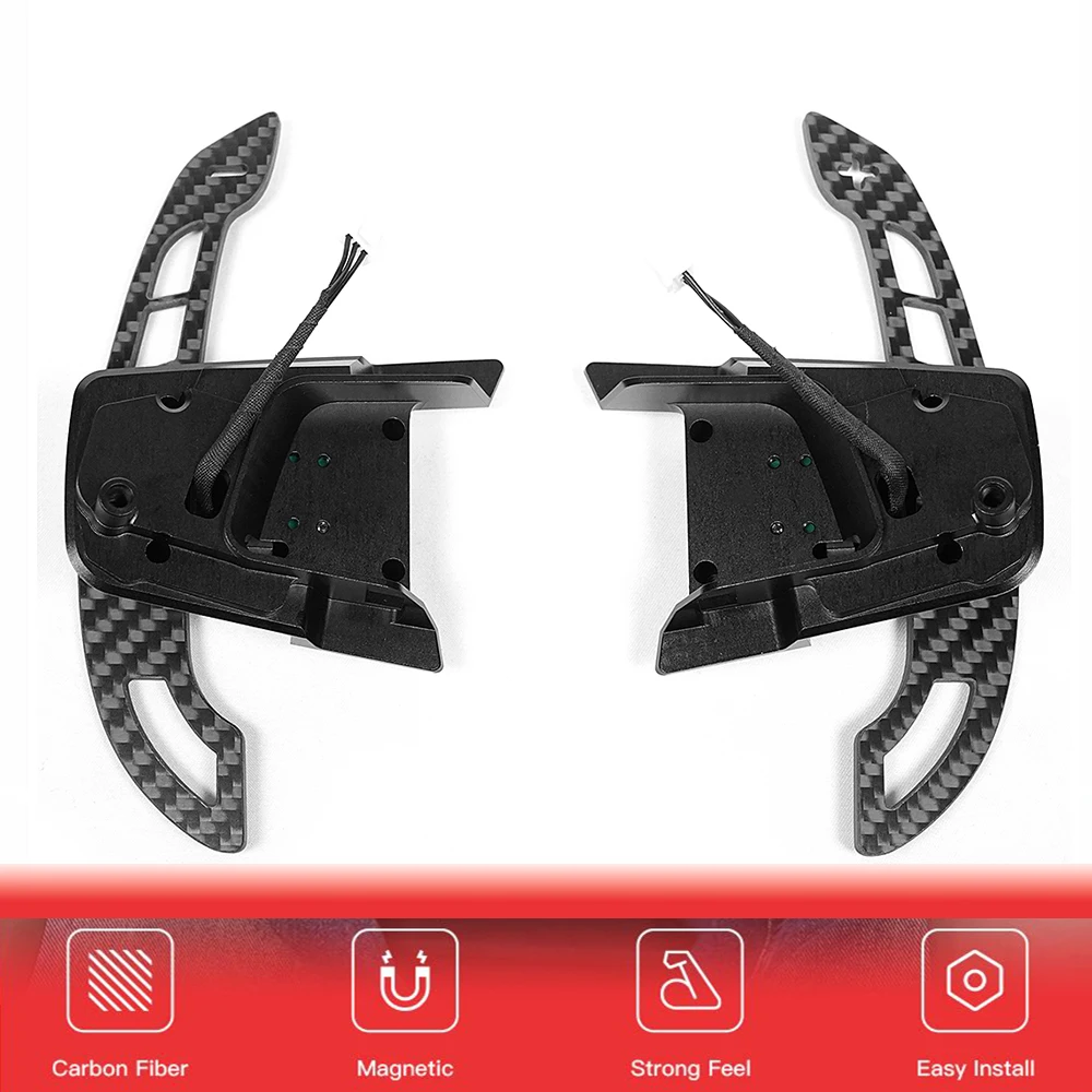 

Магнитные переключатели рулевого колеса из углеродного волокна для Volkswagen GTI Golf 7 Golf R MK7/7,5 VW GTI Scirocco