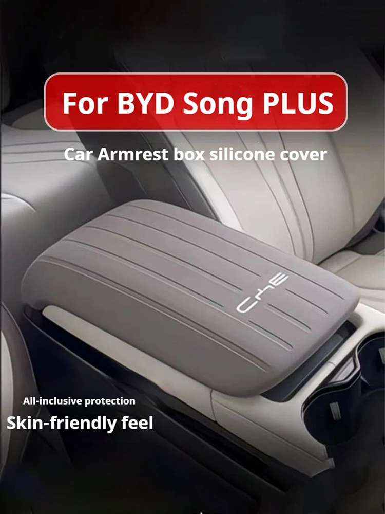 Für BYD Song Plus DMI Seal U Sealion 6 Auto-Armlehnenbox-Schutzabdeckung Auto-Innenausstattung Zubehör Langlebige Kratzschutzauflage – Detail 1