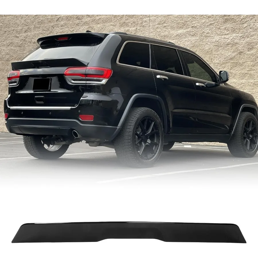 

Спойлер багажника, средний спойлер на крышку багажника для Jeep Grand Cherokee 2022-2021 WK в стиле утконоса, глянцевый черный ABS, гоночная губа багажника