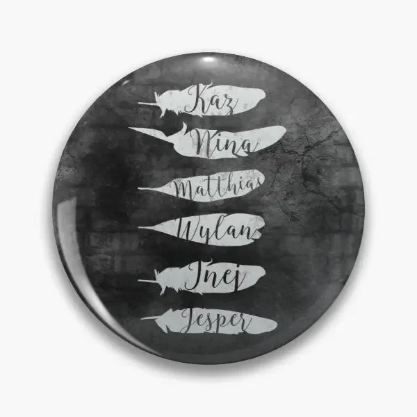 Six Of Crows No Mourners Funerals Soft Button Pin Customizable Women Brooch Decor Cute Badge Lapel Pin Gift Fashion Metal