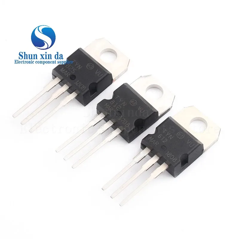 10PCS TYN1225 TYN816 TYN408 TYN410 TYN412 TYN1012 TYN825 TYN208 TYN610 TYN612 TYN616 TYN812 TYN840 TYN625 TO-220 SCRs Thyristor