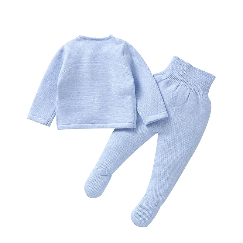 Ensembles de pulls en tricot à manches longues pour bébés filles, olympiques 2 pièces pour tout-petits, tenues de documents purs, vêtements FJJD,