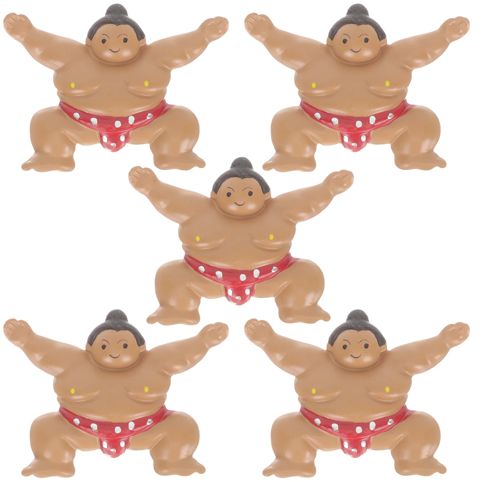 

5Pcs Resin Sumo Fridge Magnets Magnetic Small Refrigerator Magnets Kitchen Whiteboard Home Office Decor Sumo Fridge Magnet