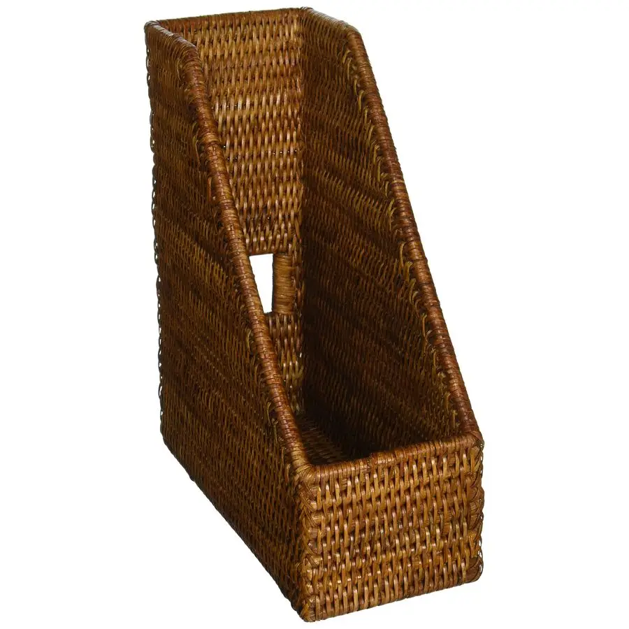 

1060081 La Jolla Rattan Magazine File, HoneyBrown