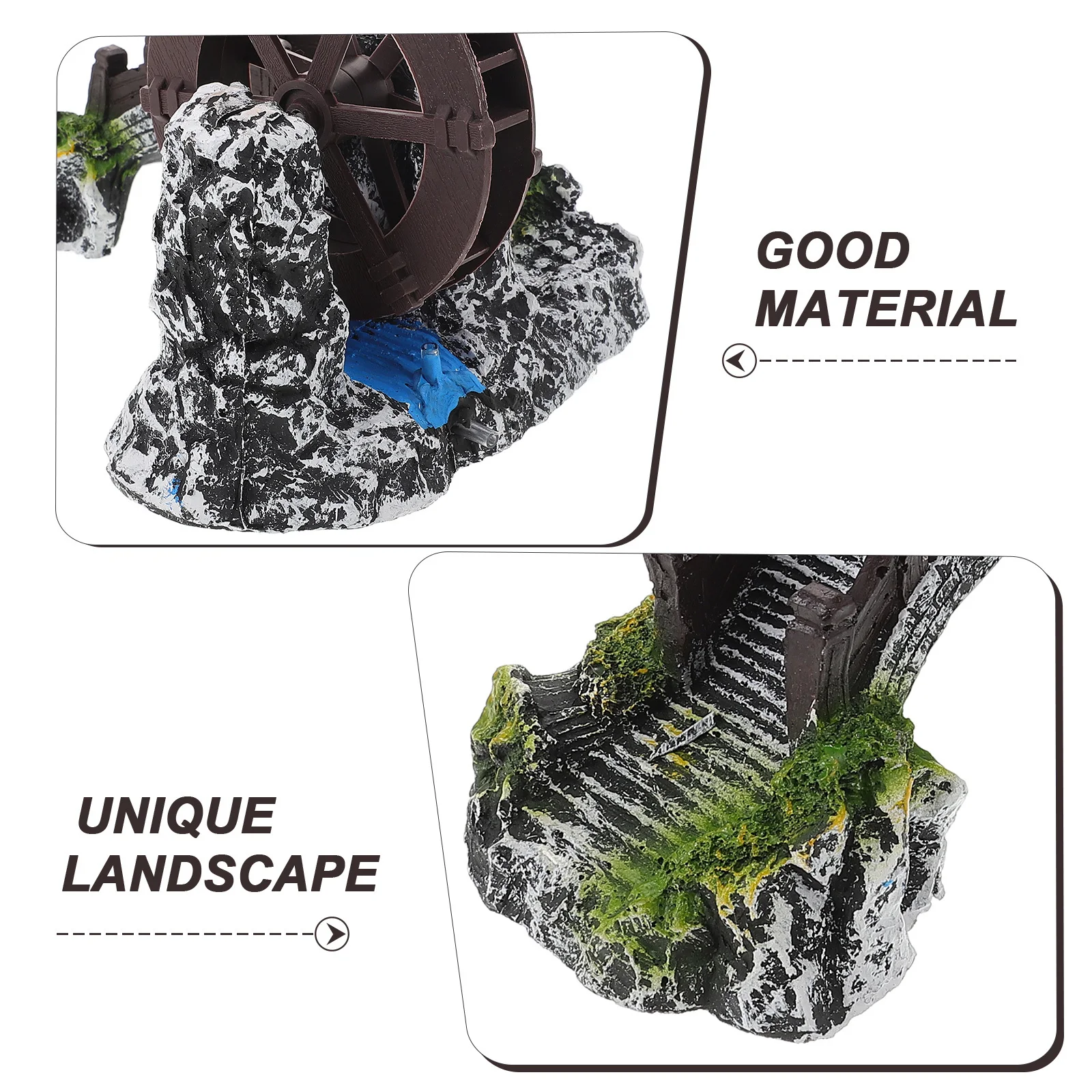 

Resin Miniature Bridge Ornament Fish Tank Decor Lifelike Aquarium Bridge Decoration Underwater Landscape Supplies