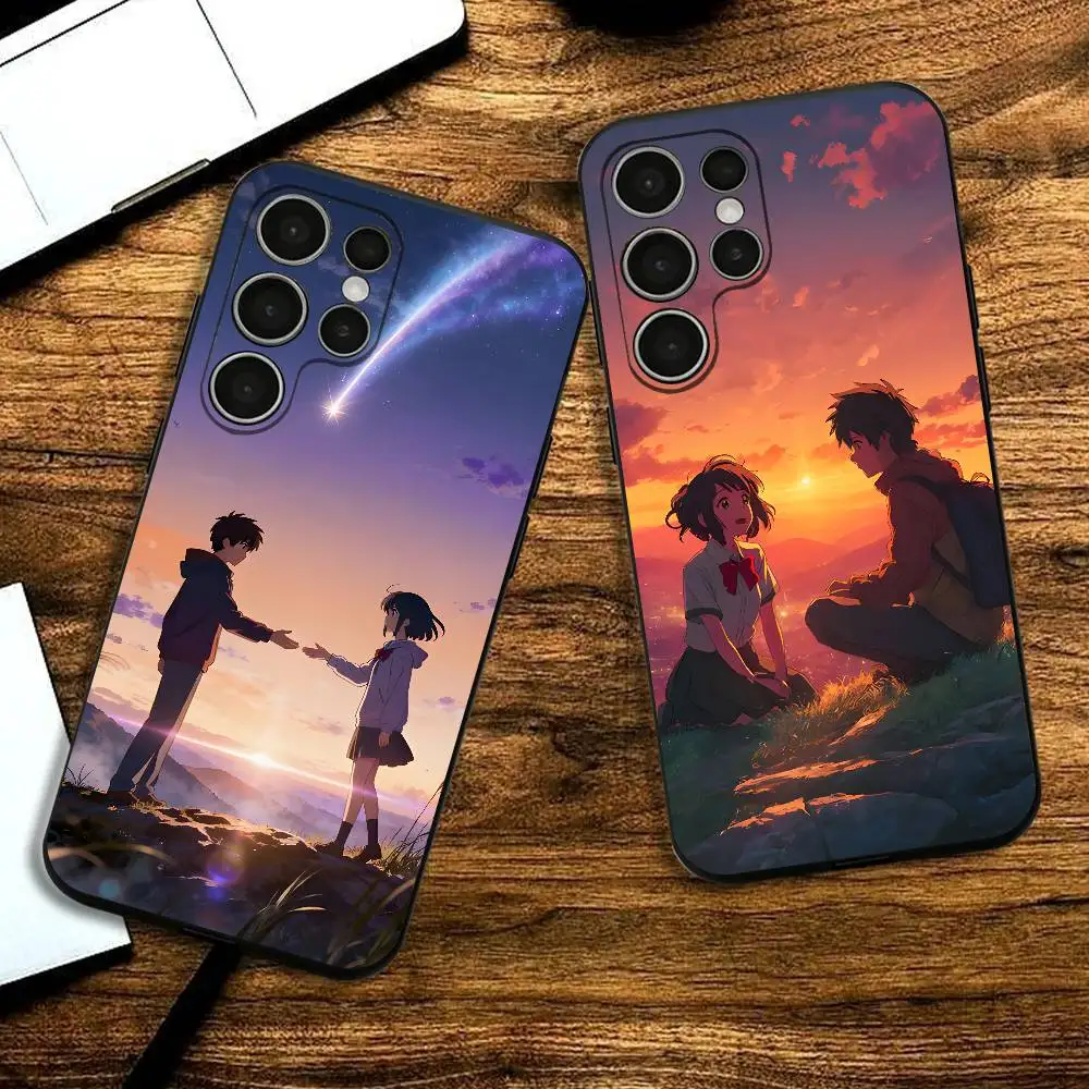 

Anime Y-Your Name Phone Case For Samsung S24,25,23,22,21,20 Plus Ultra 5G Lite Shockproof Cover