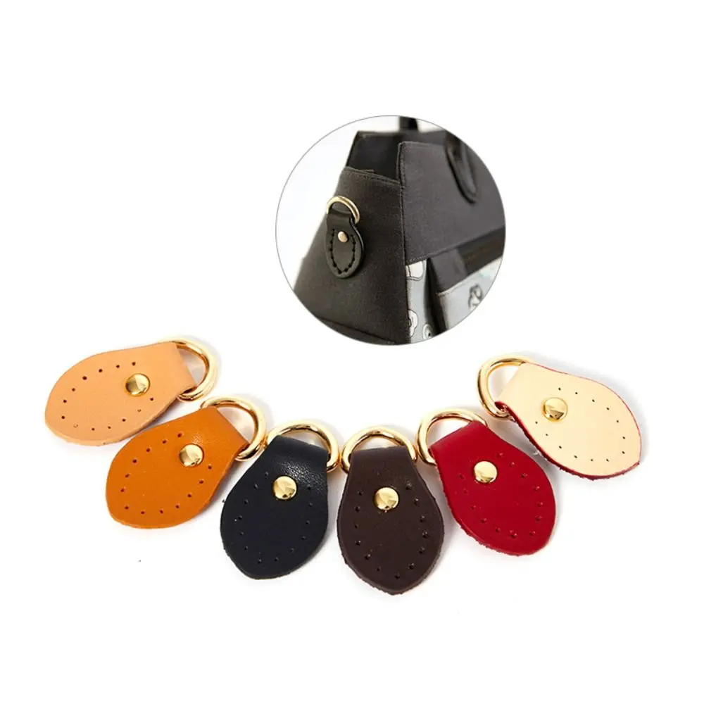 6pcs Manufacture DIY Handmade Bag Buckle PU Leather Lychee Pattern Handbag Accessories Metal Chain Clasp Buckle Replacement