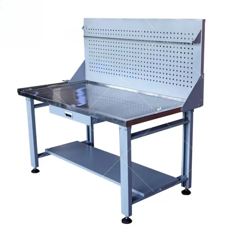 

stainless steel machine repair factory workshop operation table maintenance school vise workbench