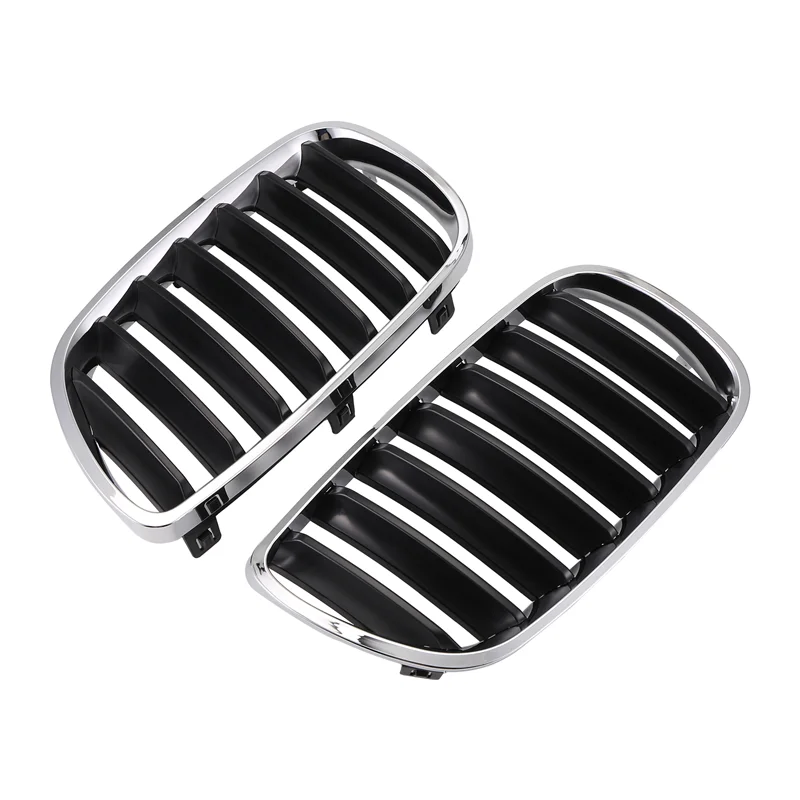 

A58X-For BMW X3 E83 2004-2006 Car Kidney Bumper Grille Grid Base Middle Net Grills 51113420091 51113420092