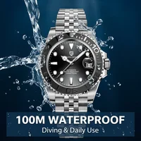PAGANI DESIGN Men's Diving Automatic Watch Luxury Sapphire Stainless Steel 100M Waterproof Classic Diving Mechanical Watch photo 4