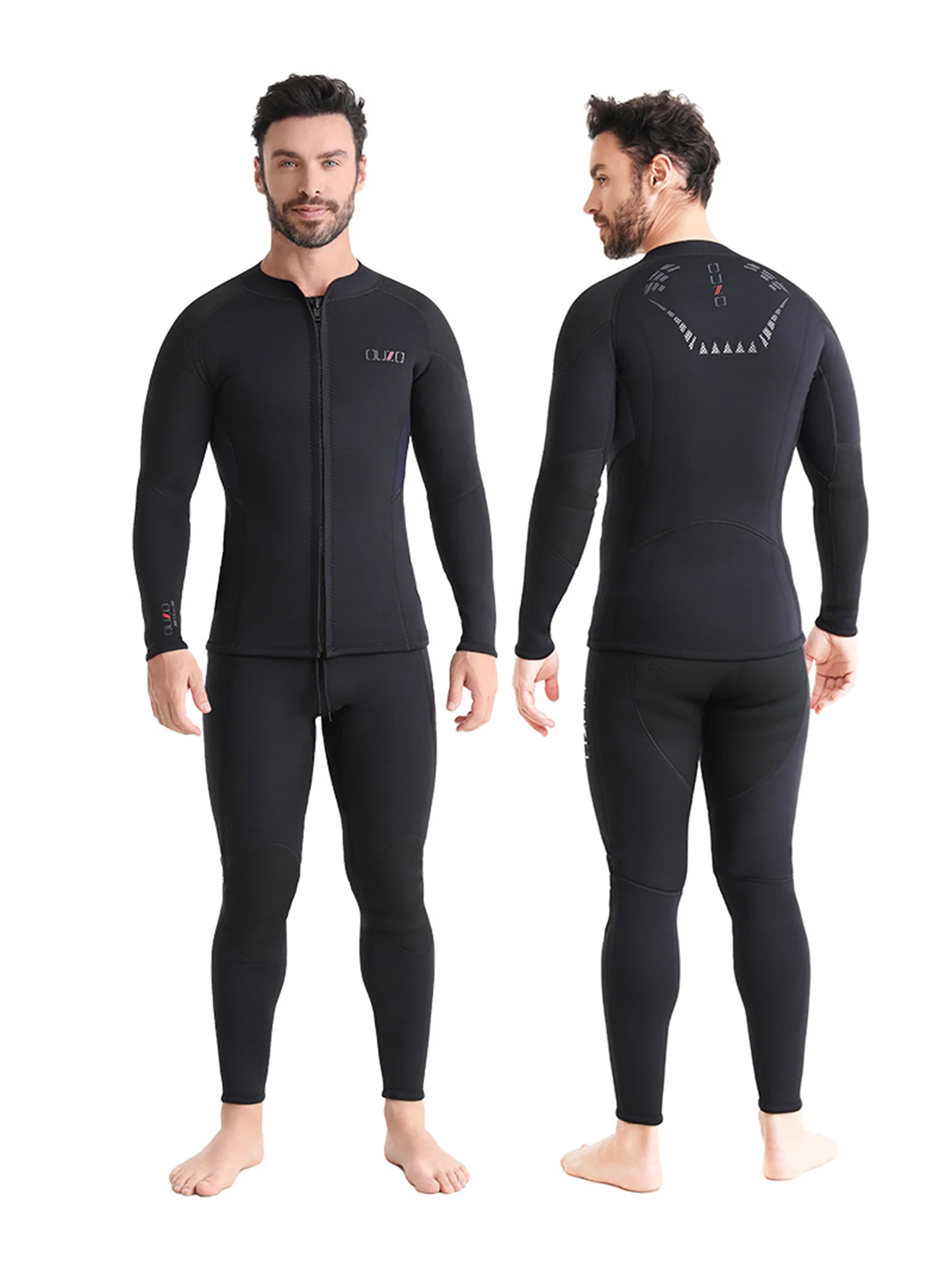 

3mm Diving Suit Men's Super Elastic Long-Sleeved Split Diving Suit Thickened Cold-Proof And Warm Free Snorkeling Surfing Suit