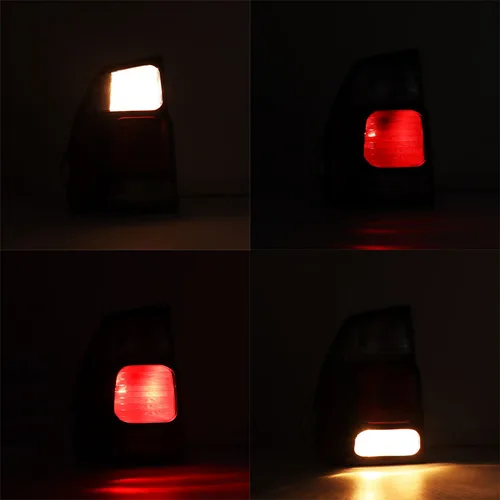 Imagen 2 del producto Para Mitsubishi Pajero MONTERO Sport 1999-2008 lámpara trasera de parachoques de coche luces de freno lámpara de advertencia de señal luz trasera de coche