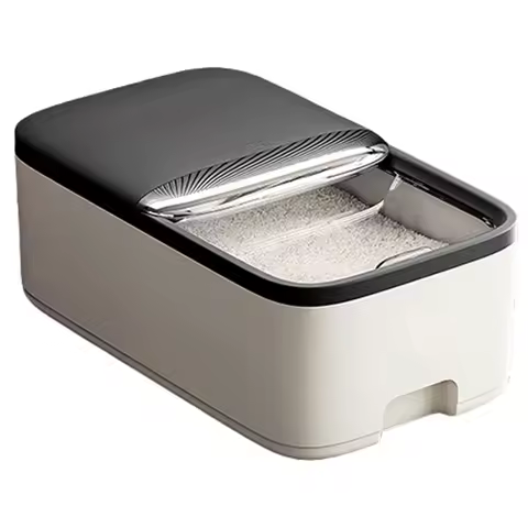 Grain Storage Containers Sealed Rice Containers Large Capacity Sealed Jars with Graduated Measuring Cups for Storing Rice