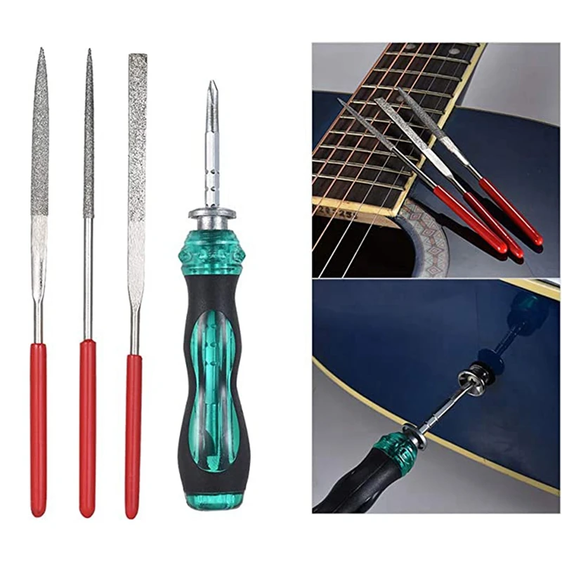 Guitar Repairing Kit Guitar Care Kit Maintenance Tool Set Cleaning Accessories