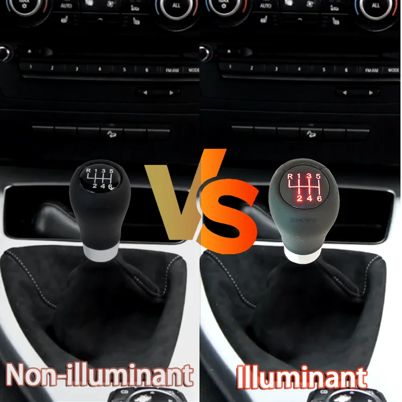LED Gear Knob Shift Knob for BMW E46 E60 E87 E90 E91 E92 E93 X1 Z4 X3