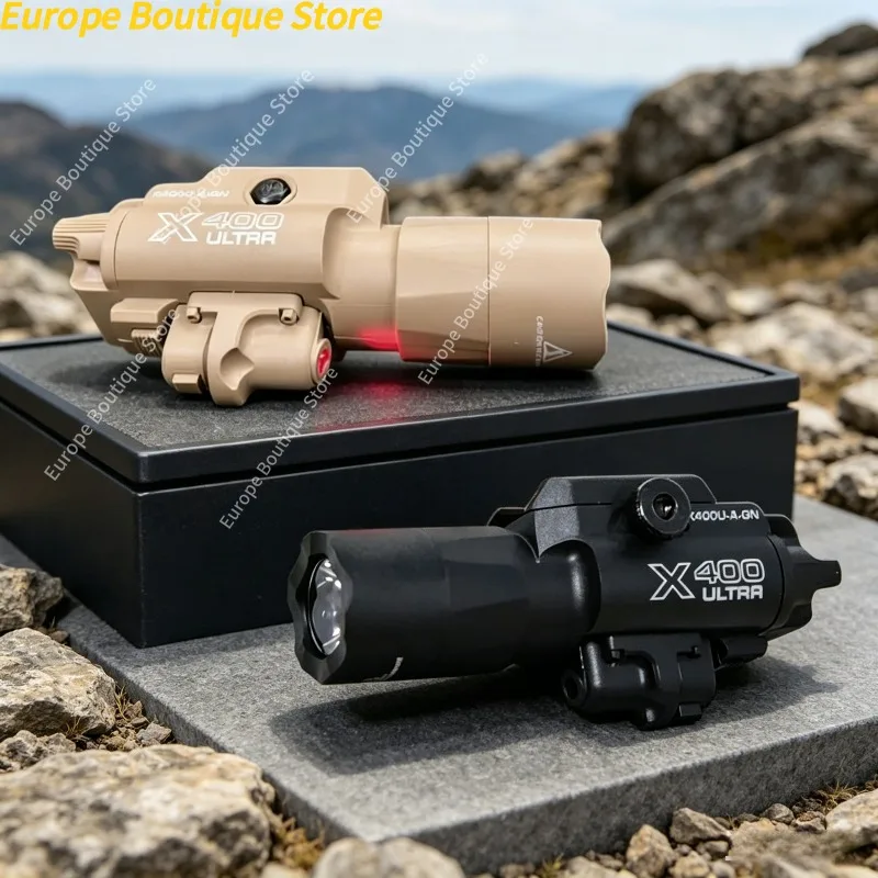 

2 In 1 Flashlight Laser Sight X400U Style For 20mm Rail Easy Install Toy Airsoft Guns Hunting Tactical Field Game Equipment