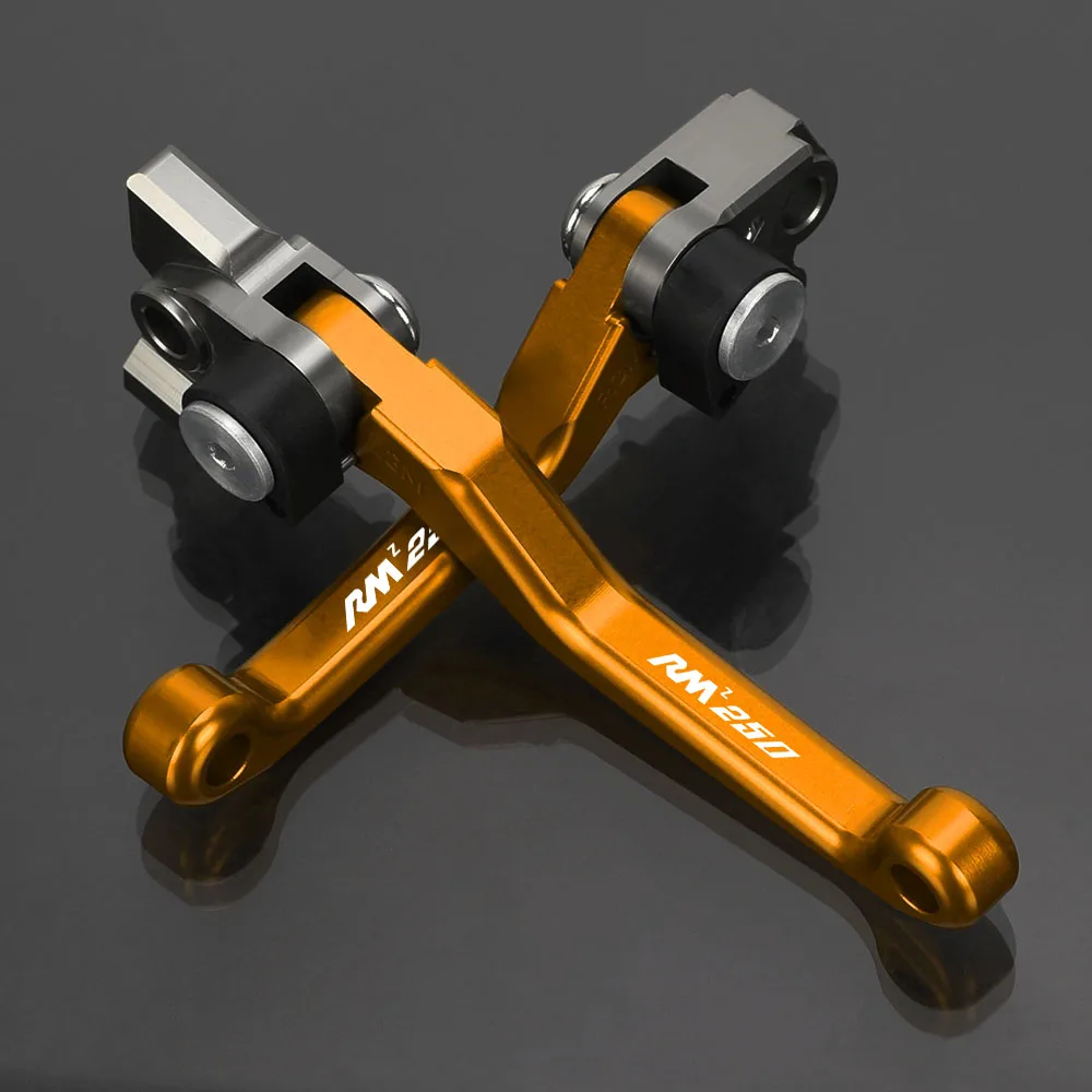 

Мотокросс для SUZUKI RMZ250 2007 2008-2016 RMZ 250 2007-2018, алюминиевая ручка с ЧПУ для велосипеда-грязи, поворотные рычаги тормозной муфты, шарнир