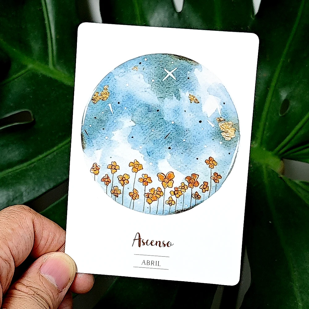 Baraja de oráculo Life Mission, 42 tarjetas de oráculo hermosas en idioma español, 10,5x7,5 cm