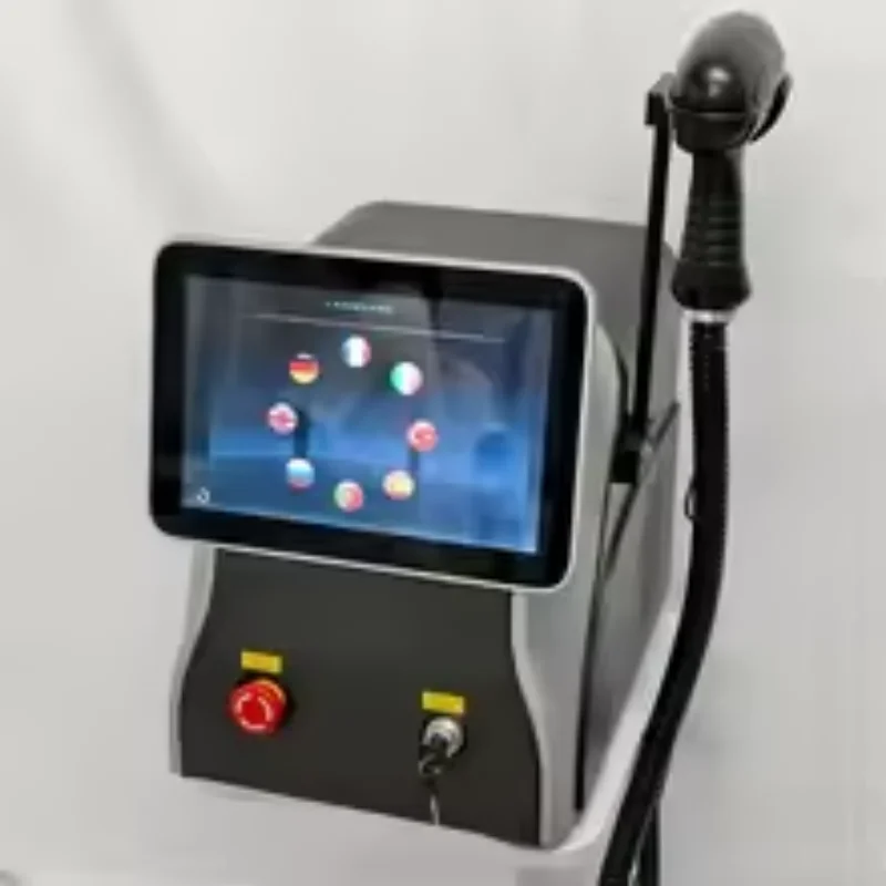 3500 واط المهنية آلة إزالة الشعر بالليزر الجليد البلاتين 3 الطول الموجي 808Nm 755Nm 1064Nm آلة تجميل ديود غير مؤلم