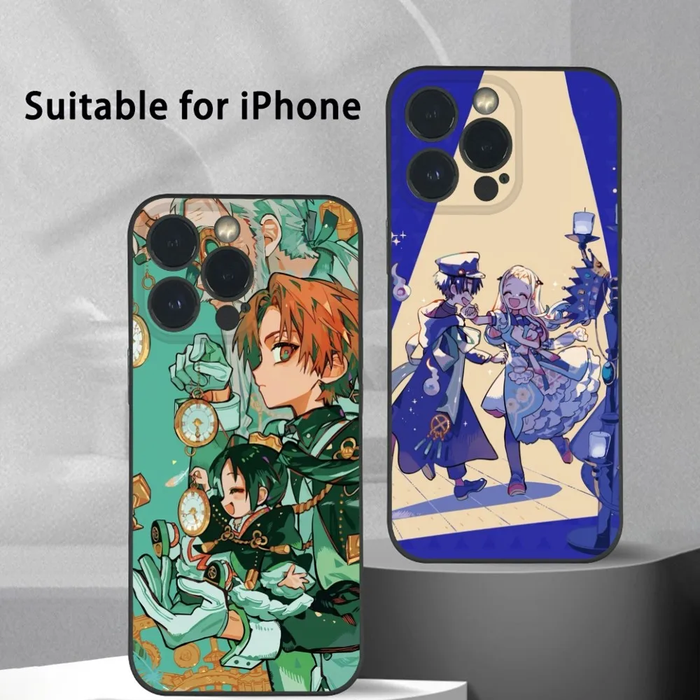 

Toilet-bound Hanako-kun Phone Case For IPhone 16 15 14 13 Pro Max Plus Mini Frosted Soft Shell Funda