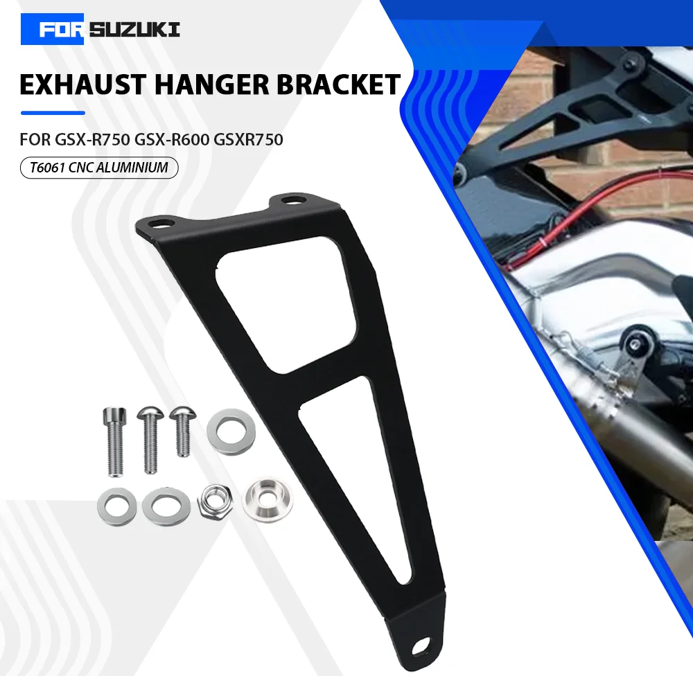 

For SUZUKI GSX-R600 GSXR600 GSX-R750 GSXR750 2008 2009 2010 Motorcycle Refit Accessories Motorbike Exhaust Hanger Bracket Clamp