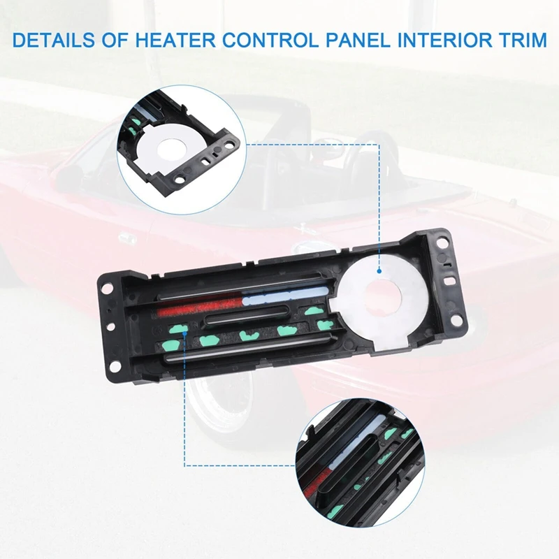 

NA01-61-C04A Car Interior Trim Heater HVAC Control Panel For Mazda Miata 1990-1997