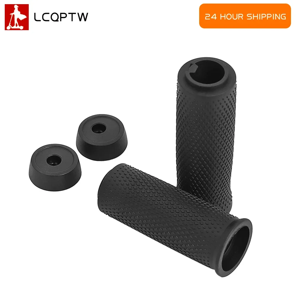 1Pair Anti-slip Silicone Handlebar Grips Rubber For Segway Ninebot MAX Pro Electric Scooter Grip Cover KickScooter Accessories