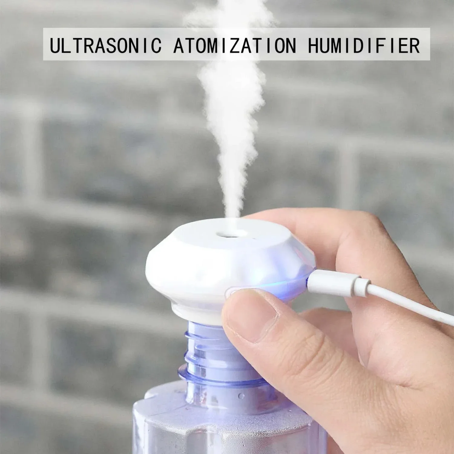 Stylish Compact High-Performance X7 USB Air Aromatic Diffuser Bottle for On-the-Go Aromatherapy - Detachable Design, Travel-Frie