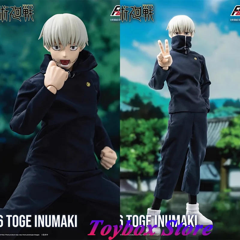 Threezero 3Z04140M0 1/6 TOGE INUMAKI Anime White Hair Movable Boy Action Figure Jujutsu Kaisen FigZero Original 12